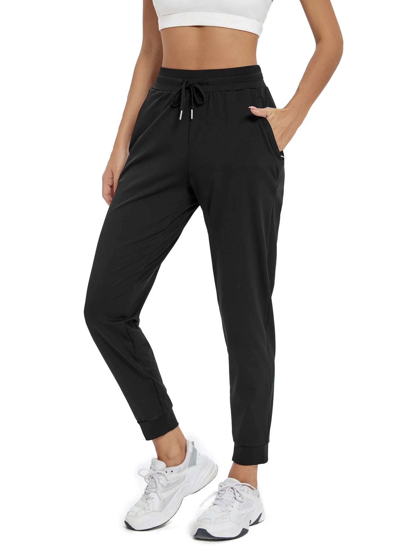 Women's High Waisted Joggers With Pockets For Workout Yoga