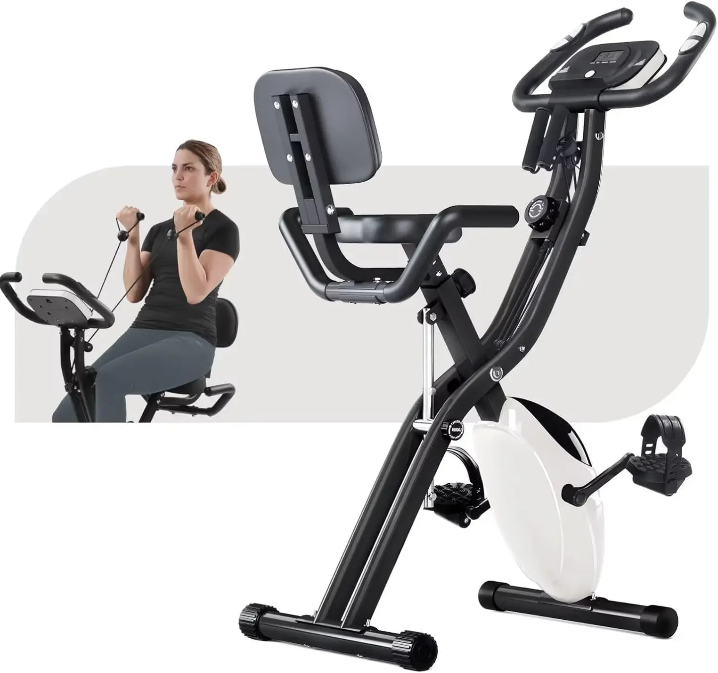 Decoration 4 In 1 Recumbent And Upright Home Exercise Bike