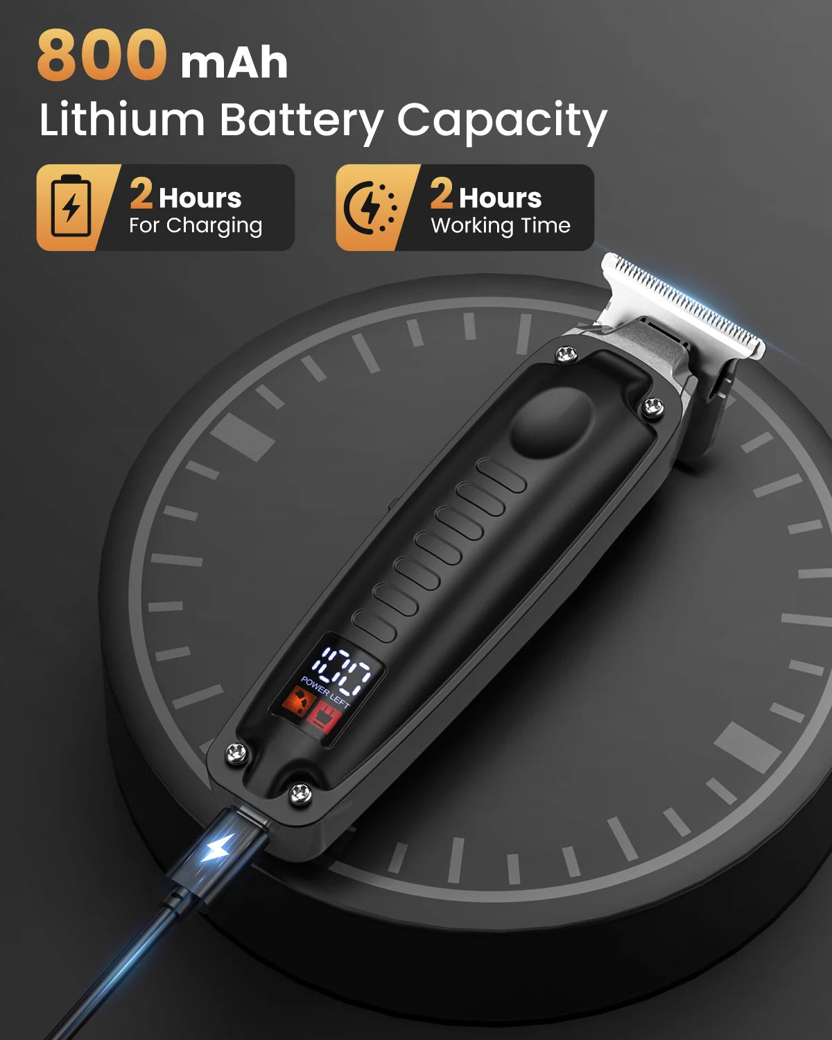 Sejoy Professional Hair Clippers for Men Cordless Hair Trimmer Kit Barber Machines and Men's Shaver Gifts