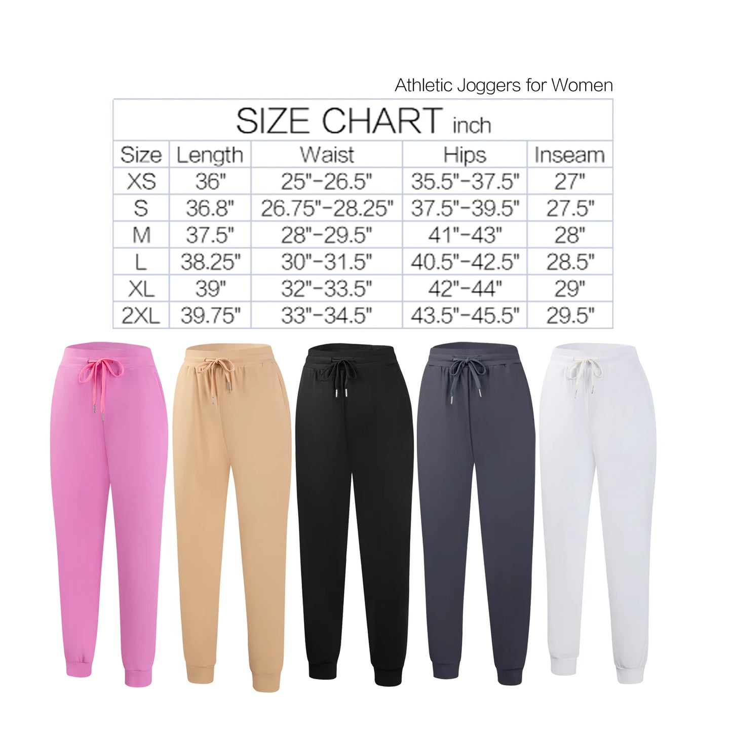 Fujian Womens Fitness Jogging Pants High Belt Drawstring