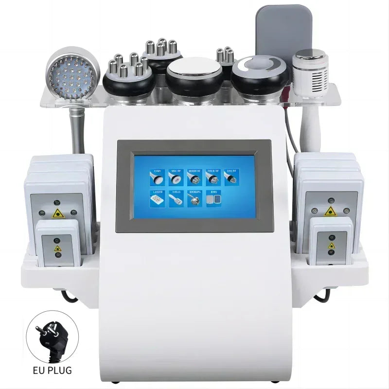 RF Tool 40K 9 in 1 Cavitation Ultrasonic Body Slimming Machine Multi-Polar Rejuvenation Skin Lift Tighten