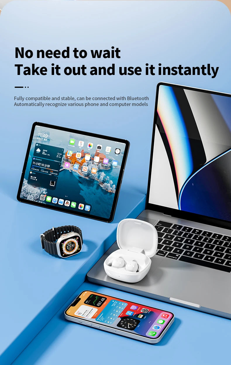 INMAS S09 Wireless Earbuds ANC Bluetooth Touch Control