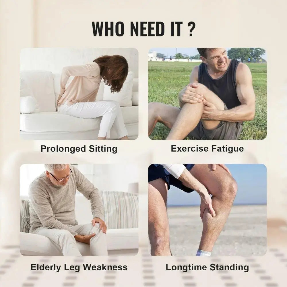 Leg Massager Air Compression Foot Calf Massager 3 Modes 3 LCD Controller for circulation Swelling Pain Relief Gift