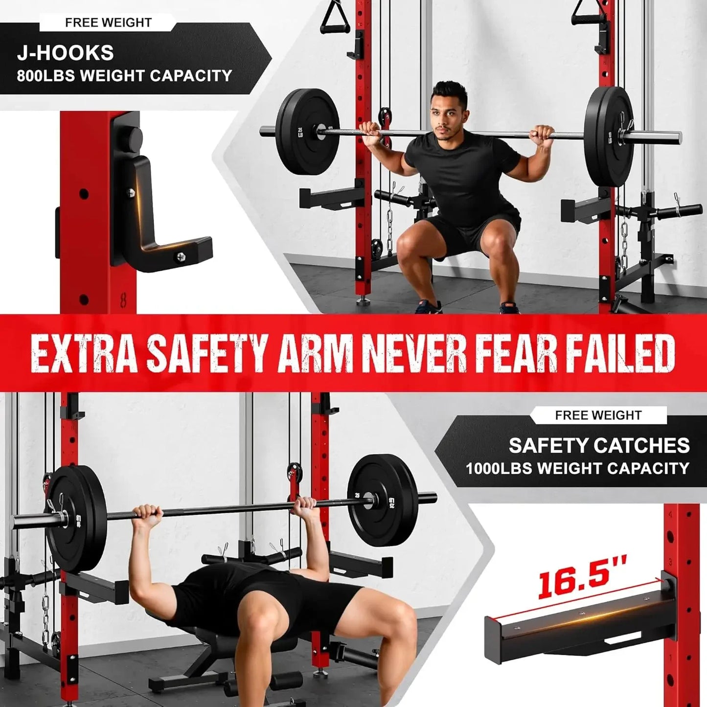 WM3 V4 Folding Wall Mounted Rack With Dual Pulley System