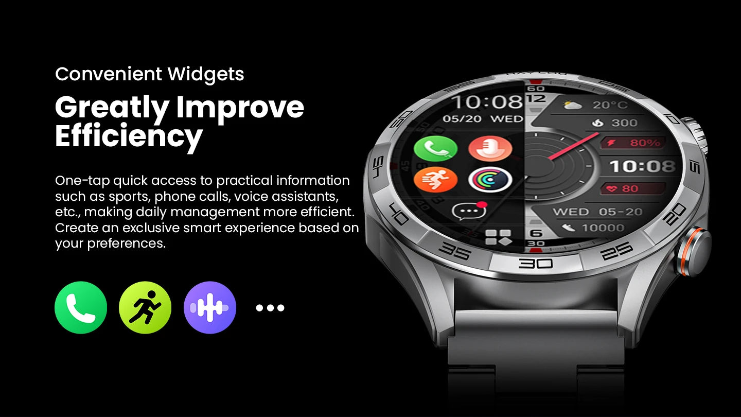 HAYLOU Solar 5 Voice Calling Smartwatch Health Tracking