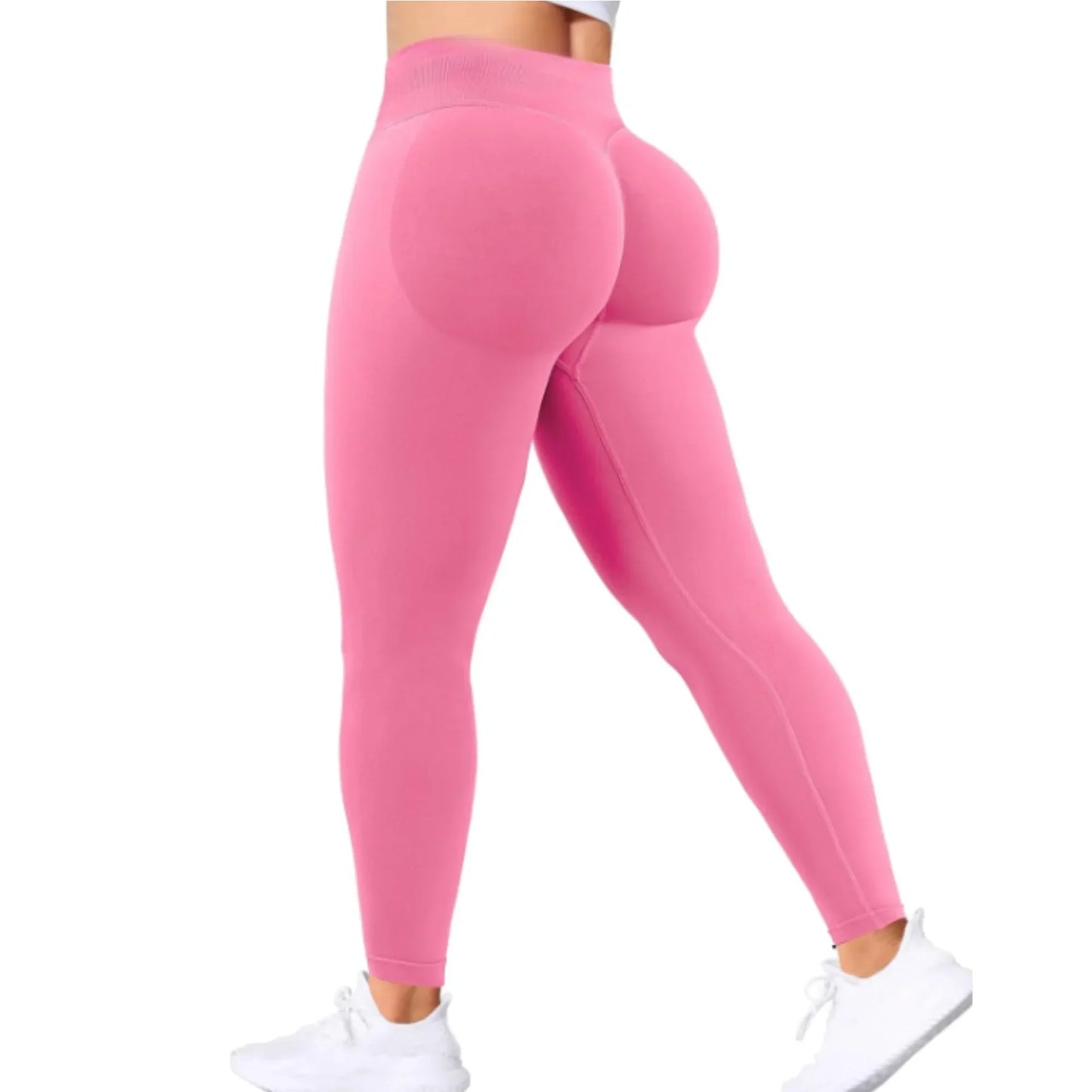Women High Waist Yoga Training Pants With Logo Elastic