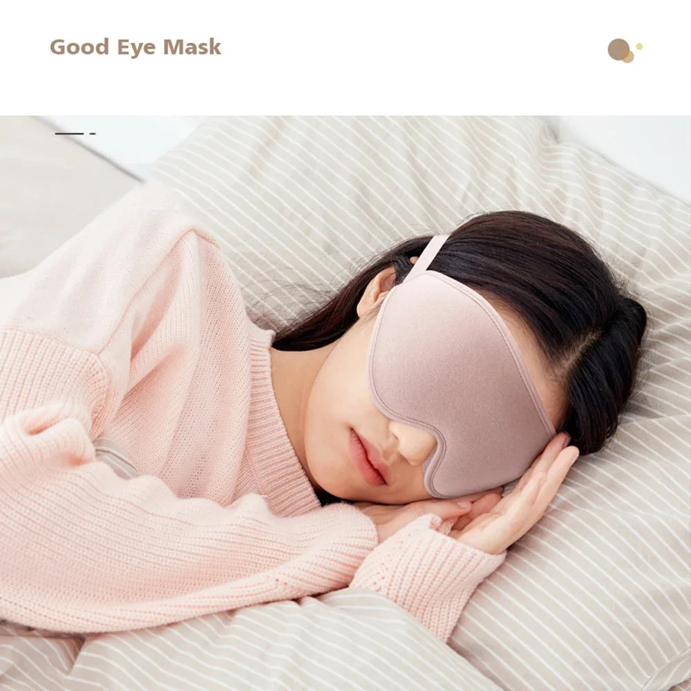 MERALLE 3D Sleep Mask Light Blocking Blindfold for Sleep
