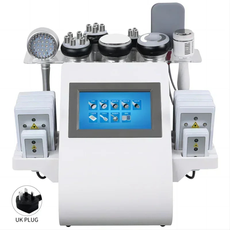 RF Tool 40K 9 in 1 Cavitation Ultrasonic Body Slimming Machine Multi-Polar Rejuvenation Skin Lift Tighten