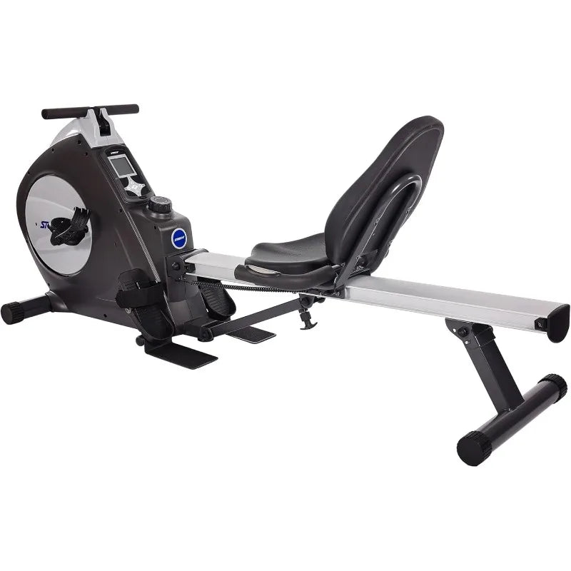 Stamina Conversion II Recumbent Exercise Bike and Rower - Cardio Machine with Smart Workout App - Exercise Bike