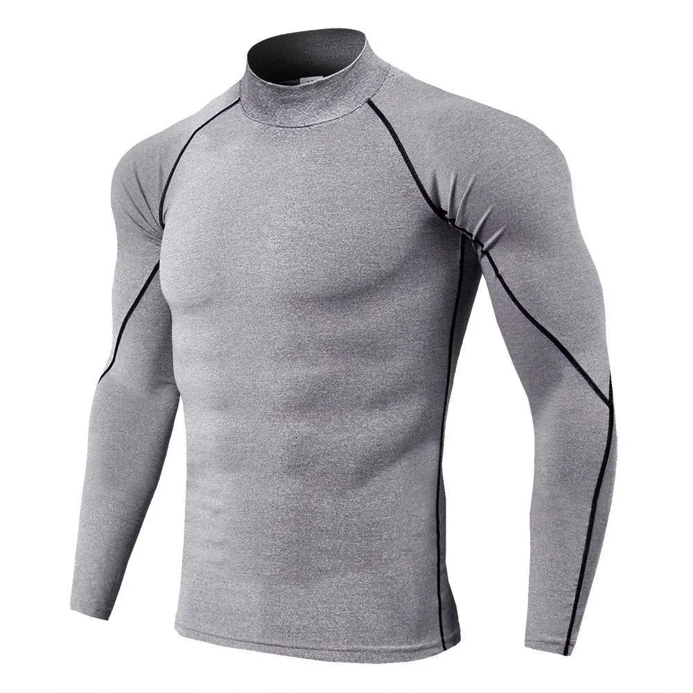 Mens Quick Dry Running Long Sleeve T Shirt For Gymwear