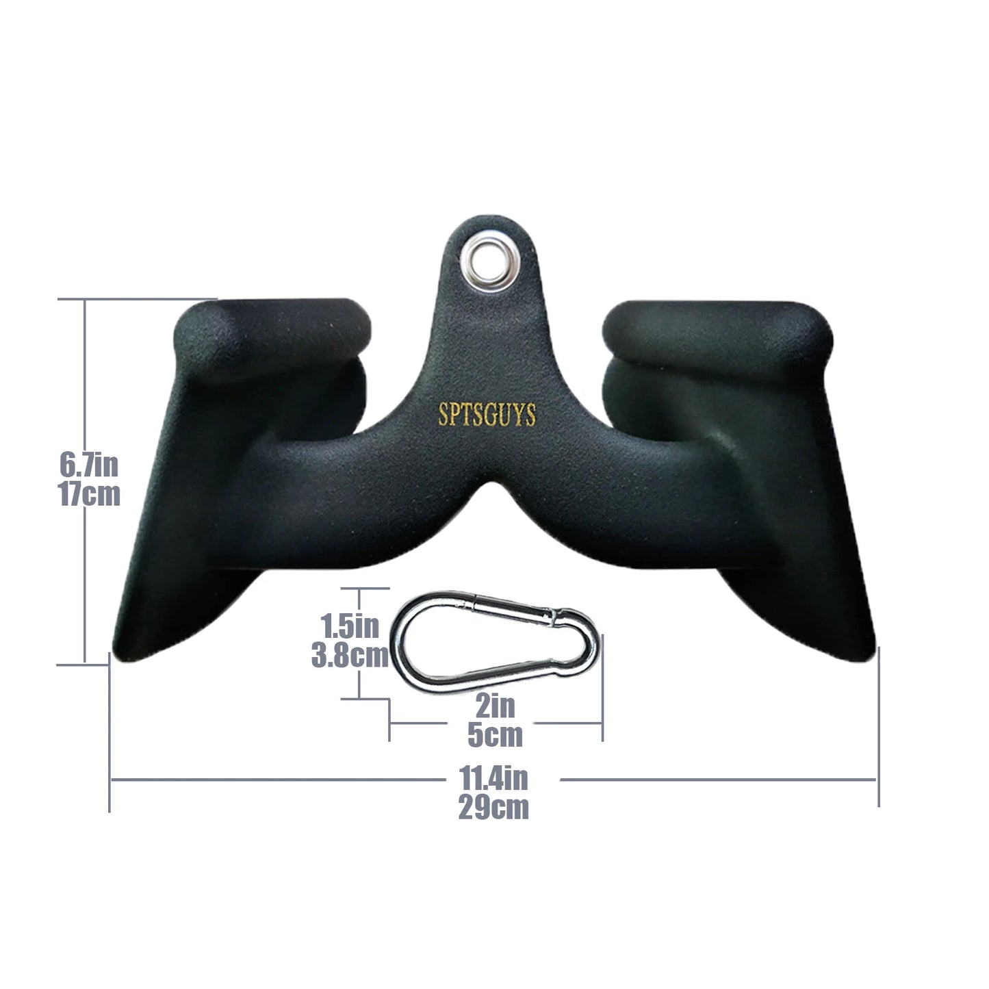 Home Gym Fitness Lat Pull Down Bar Attachments for Cable Pulley System Strength Training