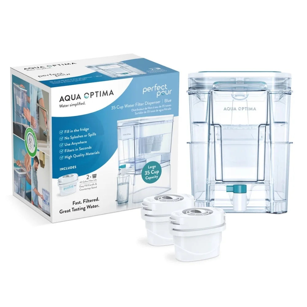 Pure Vibe Care Water Filter Dispenser BPA Free Fast Flow