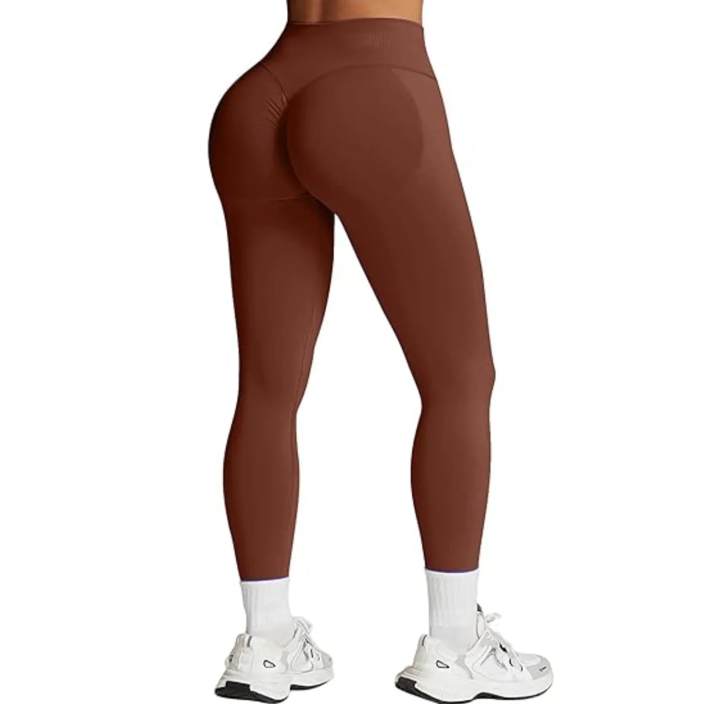 Women High Waist Yoga Training Pants With Logo Elastic