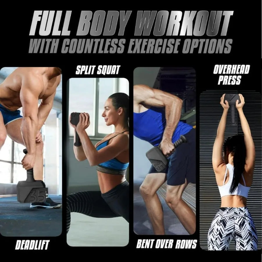 LISM Kettlebell Special Shape Upgraded Multifunctional Cast Iron