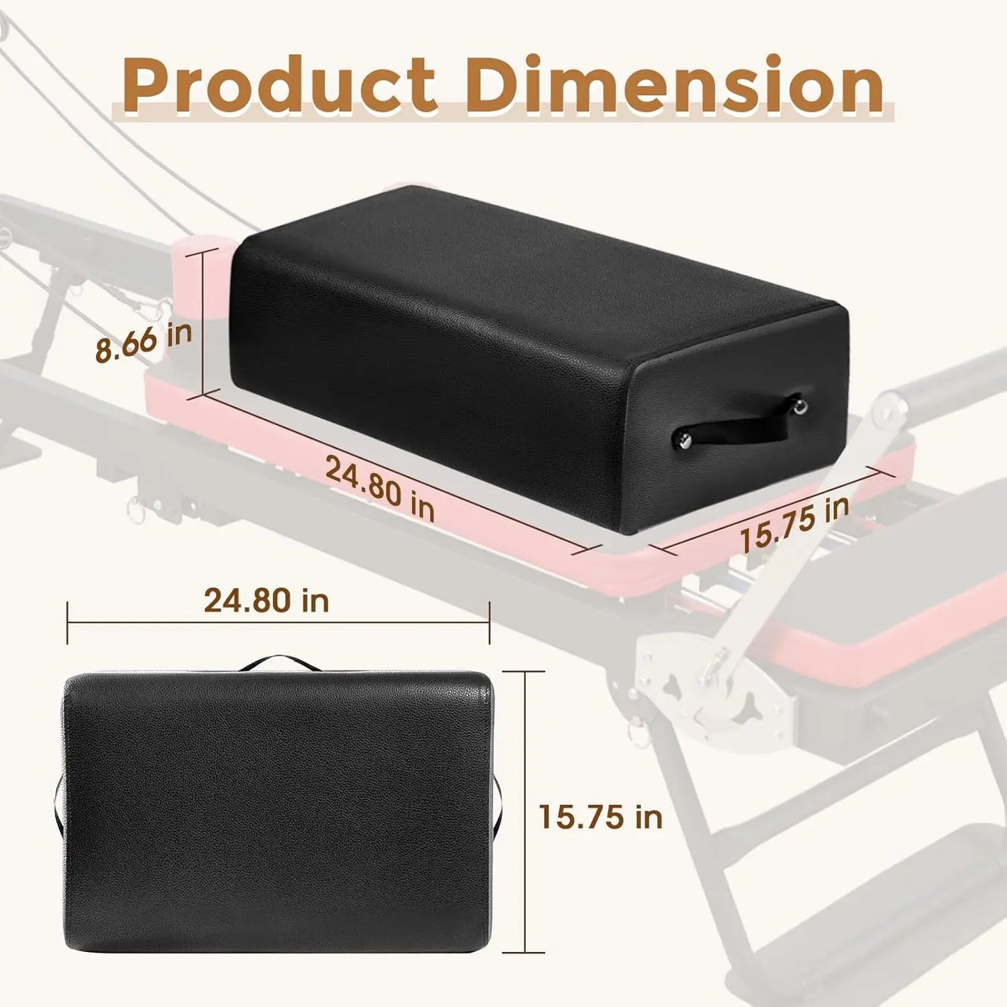 Pilates Sitting Box for Home and Gym Use Equipment Accessories