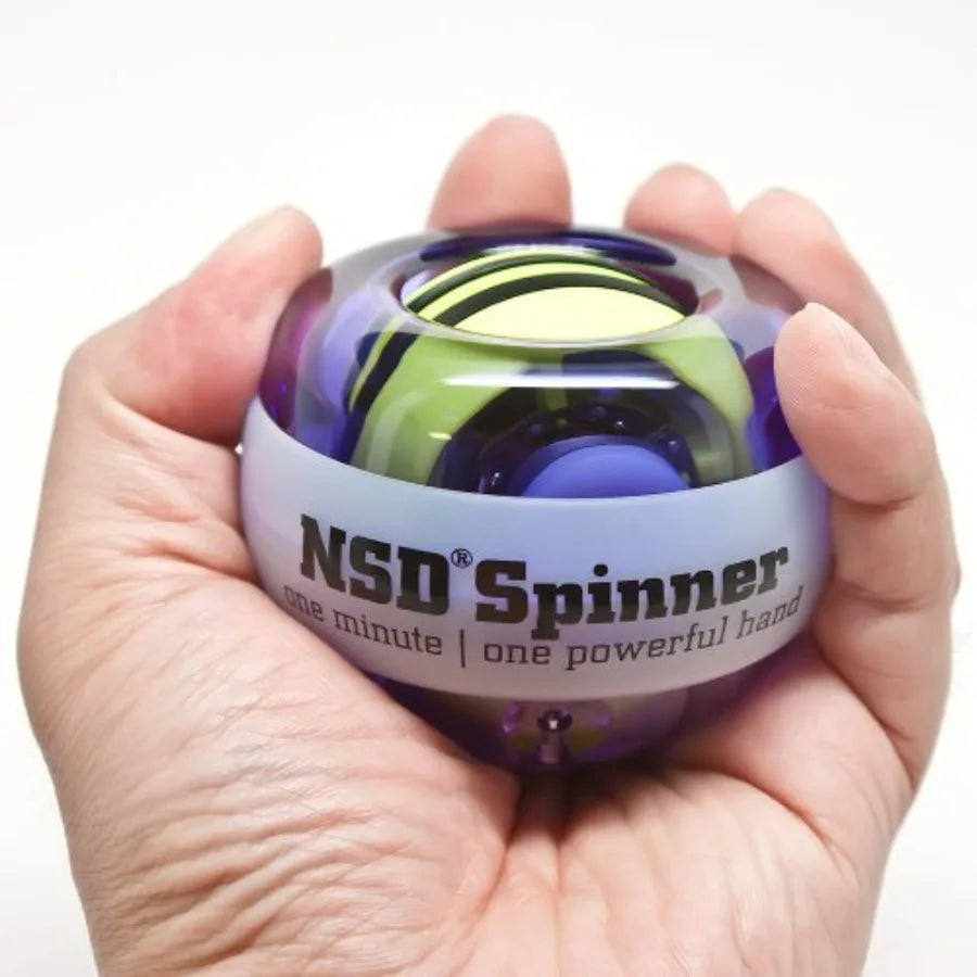 None Auto-Start Spinner Gyro Ball 15000 RPM Hand Strengthener