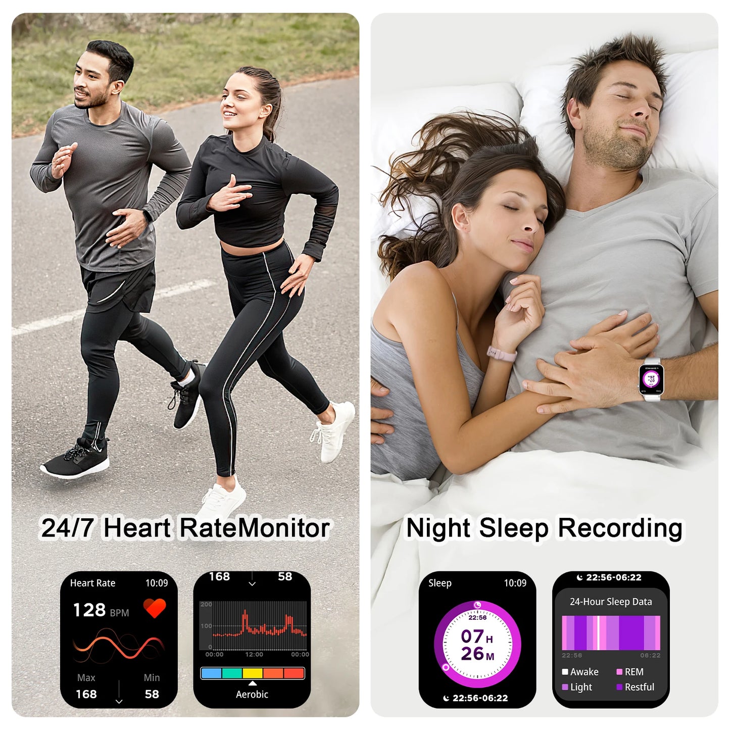 Blackview Smartwatch With Bluetooth Call Heart Rate SpO2