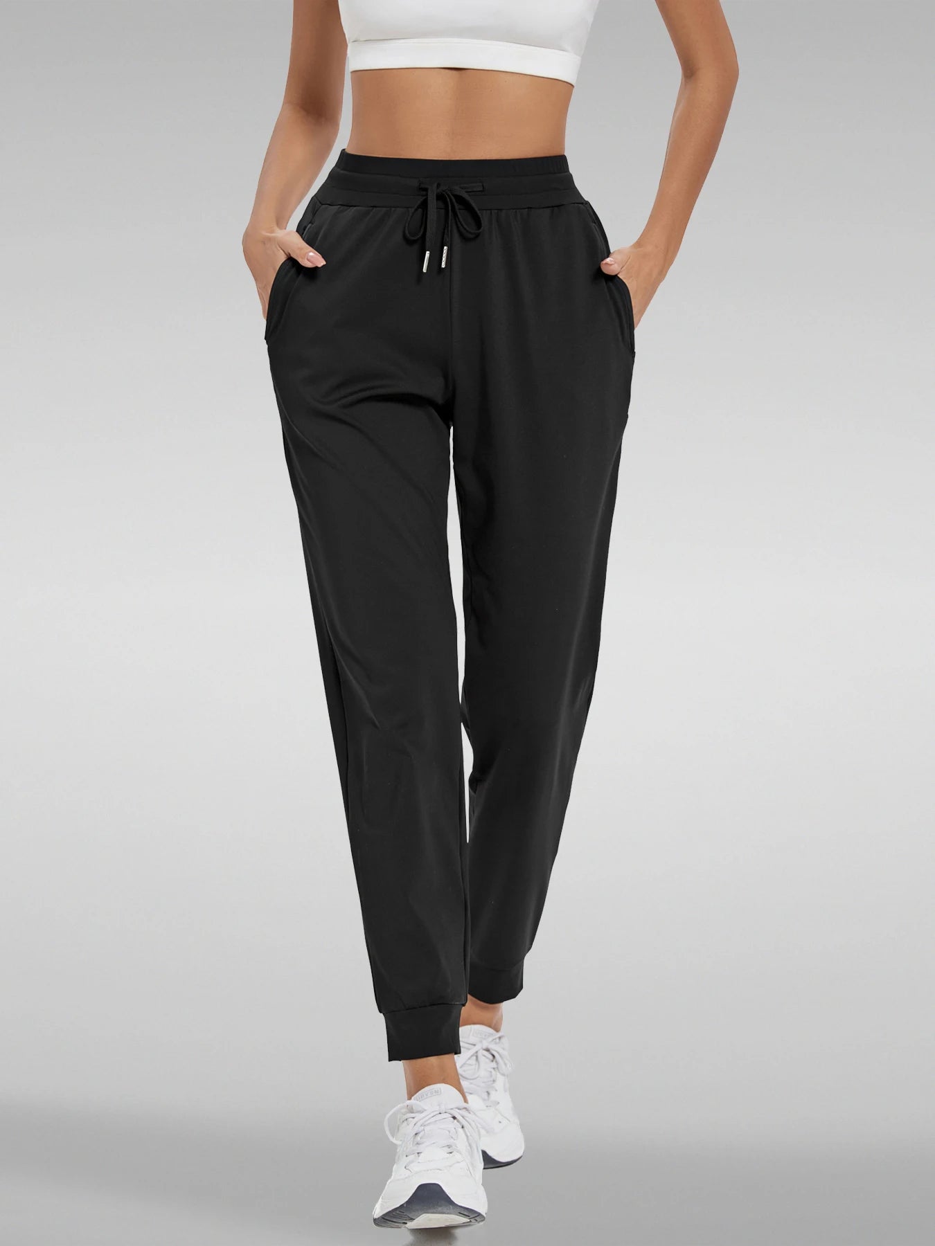 Women's High Waisted Joggers With Pockets For Workout Yoga