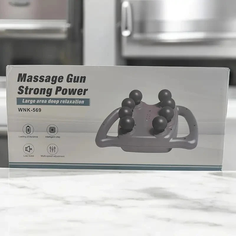 16 Heads Kneading Back and Leg Massager With 6 Modes