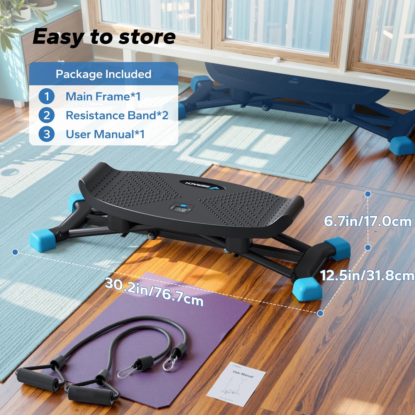 MERACH Ski Training Machine For Full Body Cardio Exercise