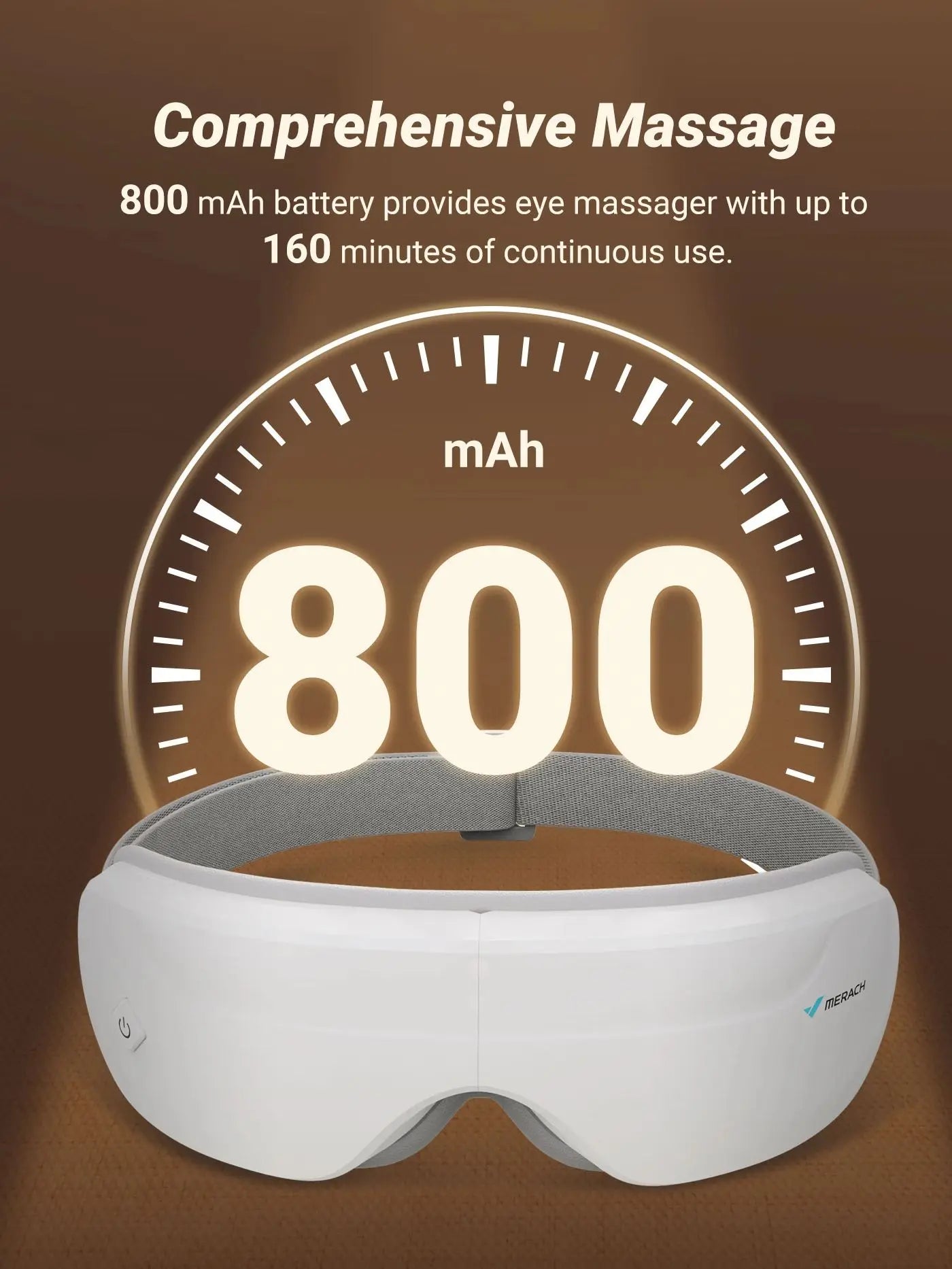 MERACH Eye Massager with Heat Compression and Bluetooth Music Eye Care Device Smart Eye Mask for Birthday Gifts Free shipping