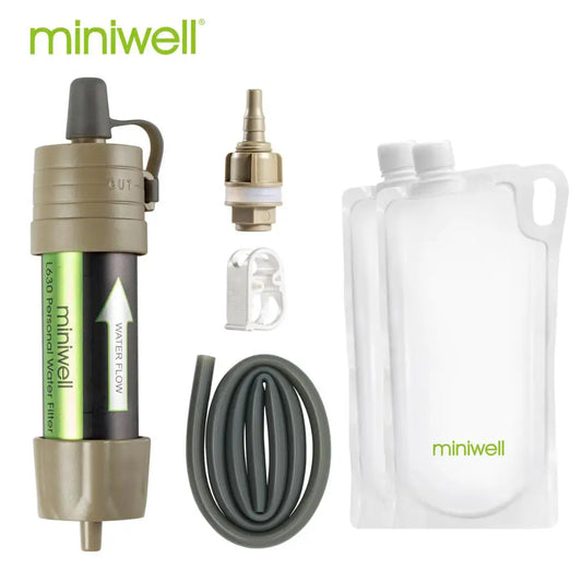 Miniwell L630 Portable Outdoor Water Filter Survival Kit