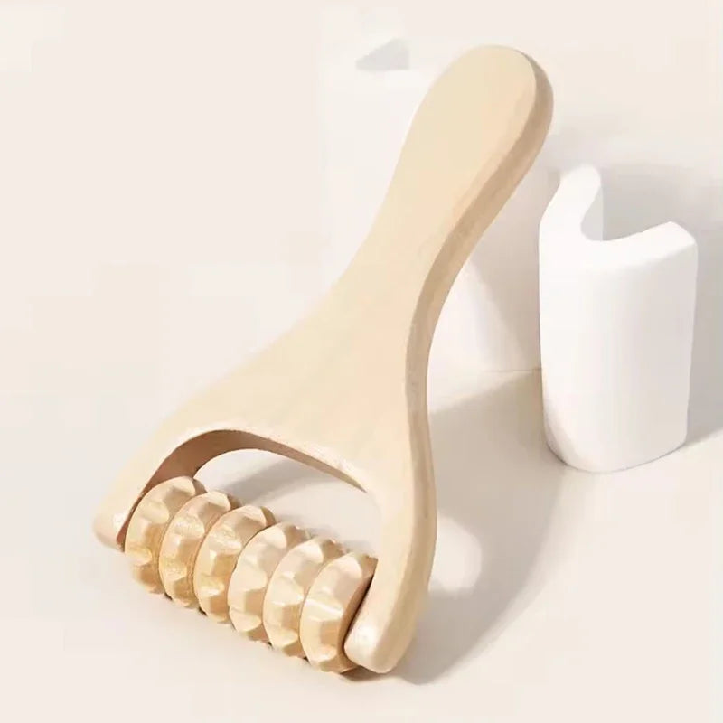 Kimhome Full Body Wooden Fascia Roller Manual Massager