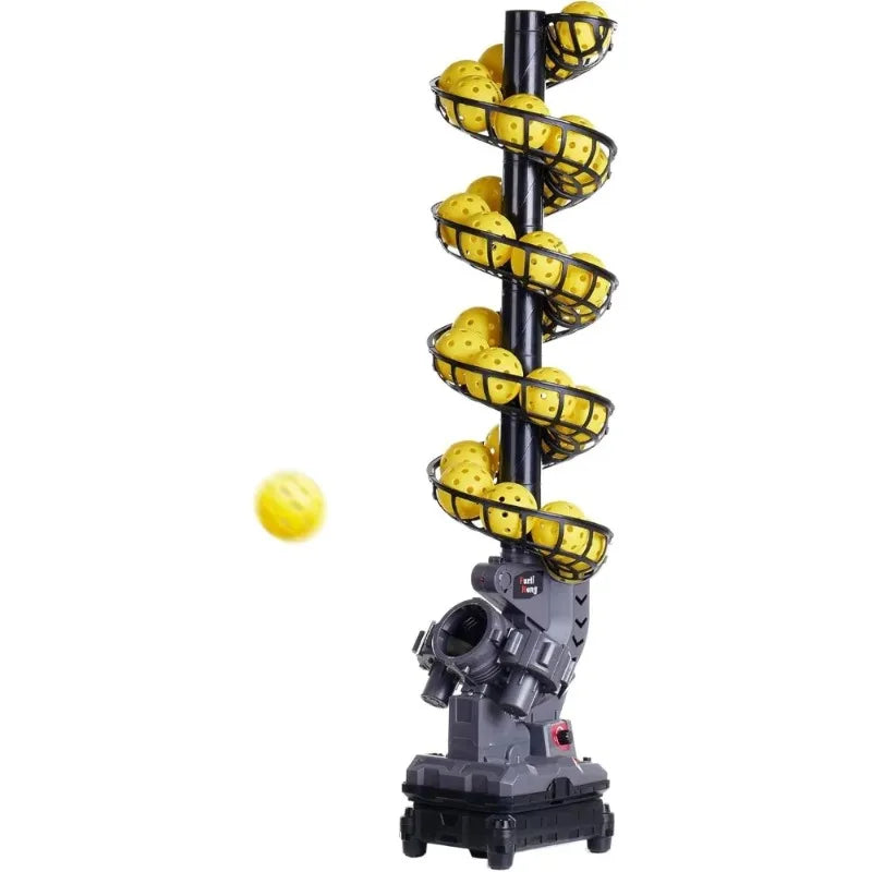 Pickleball Machine With Oscillating Base Auto Swing Launch Port Adjustable Speed Battery And AC Powered Free Shipping