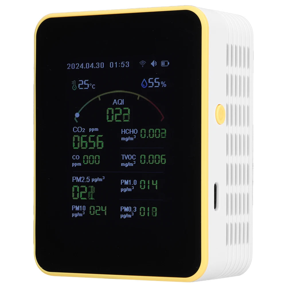 Hign-concerned Tuya 15 In 1 WiFi Air Quality Detector And Meter
