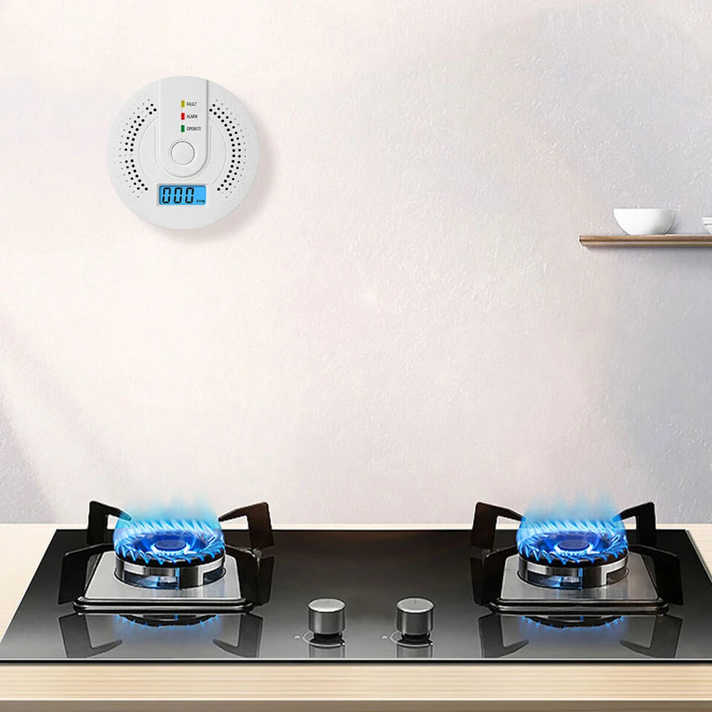APWIKOGERDIY Digital Carbon Monoxide Detector With LED Indicator