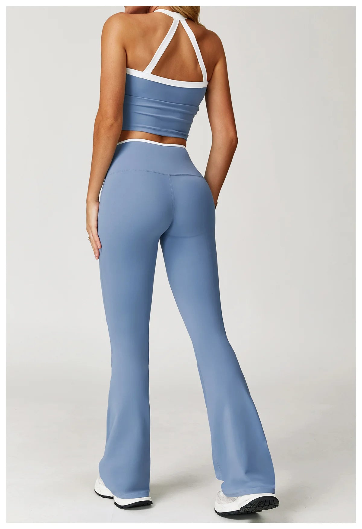 SWELTERINGCN Women 2 Piece Tracksuit Yoga Set Gym Wear