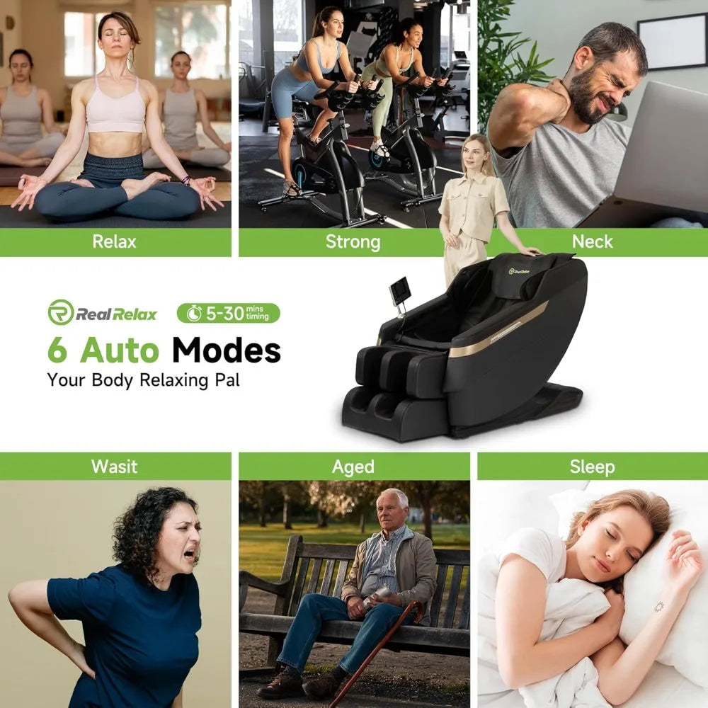 XIAOLANG Full Body Massage Chair Zero Gravity Shiatsu Recliner