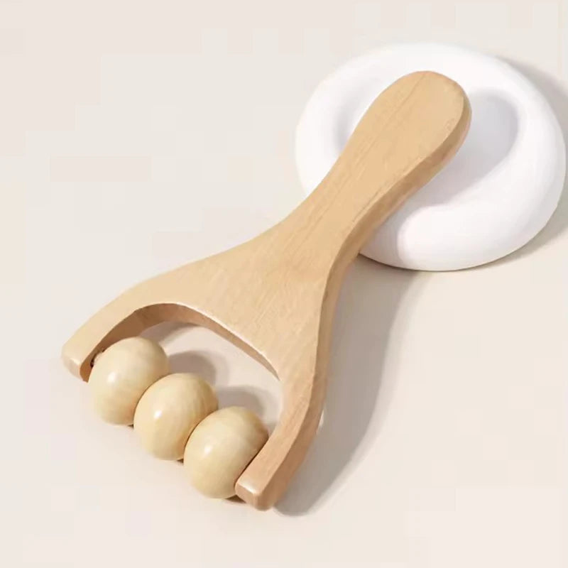 Kimhome Full Body Wooden Fascia Roller Manual Massager