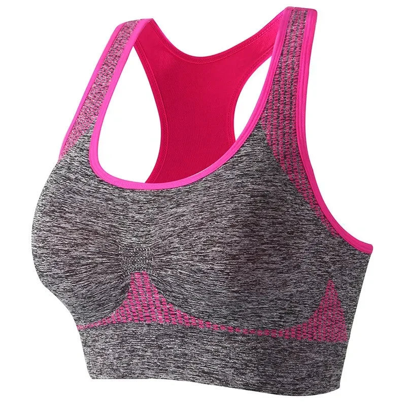 VEYKCN Women's Backless Padded Yoga Sports Bra Low Impact