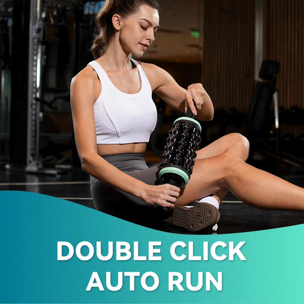 Rolling Percussion Massager Five Speed Hand Held For Leg Relief