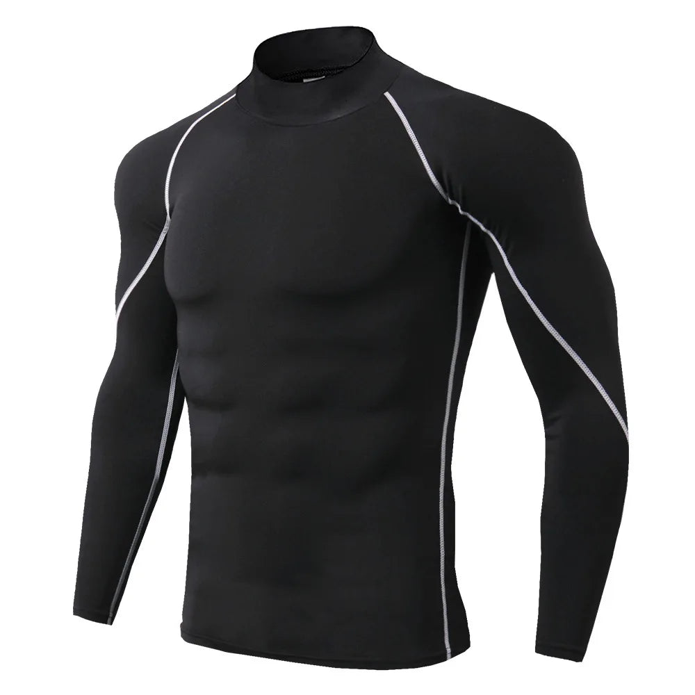 Mens Quick Dry Running Long Sleeve T Shirt For Gymwear