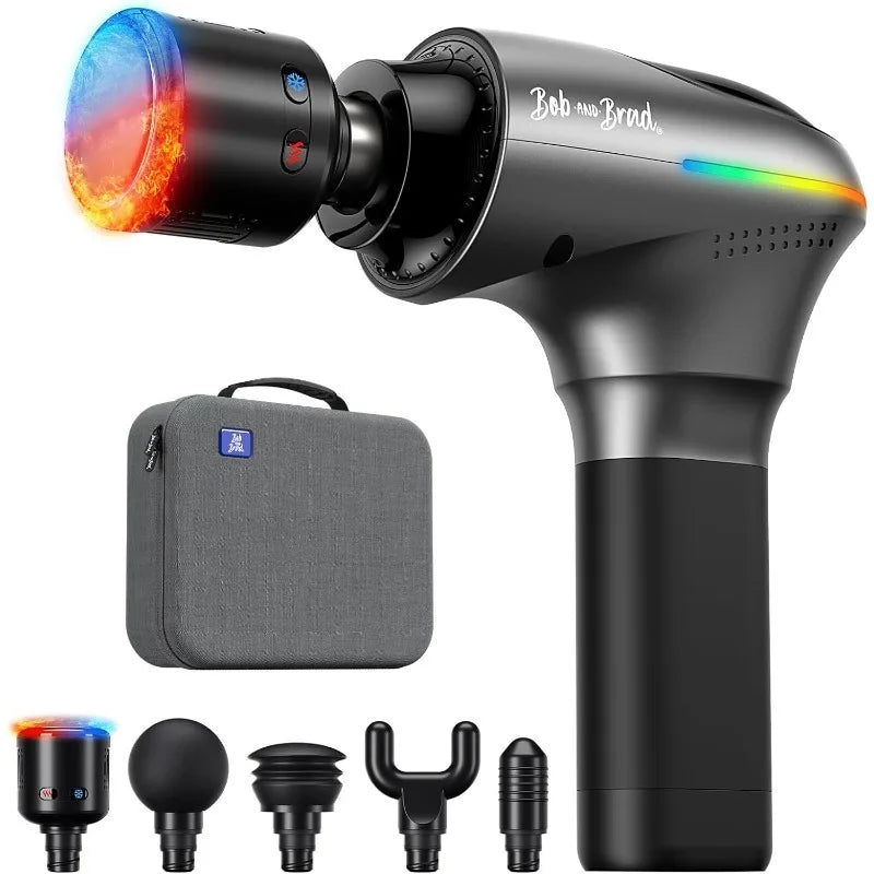 A2 Pro Massage Gun with Heat and Cold Therapy Professional Percussion Massage Gun Deep Tissue for Athletes Home Gym Portable Muscle Massager FSA and HSA Eligible Ideal Gift
