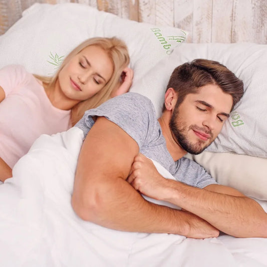 Bamboo Memory Foam Pillow Hypoallergenic With Washable Cover