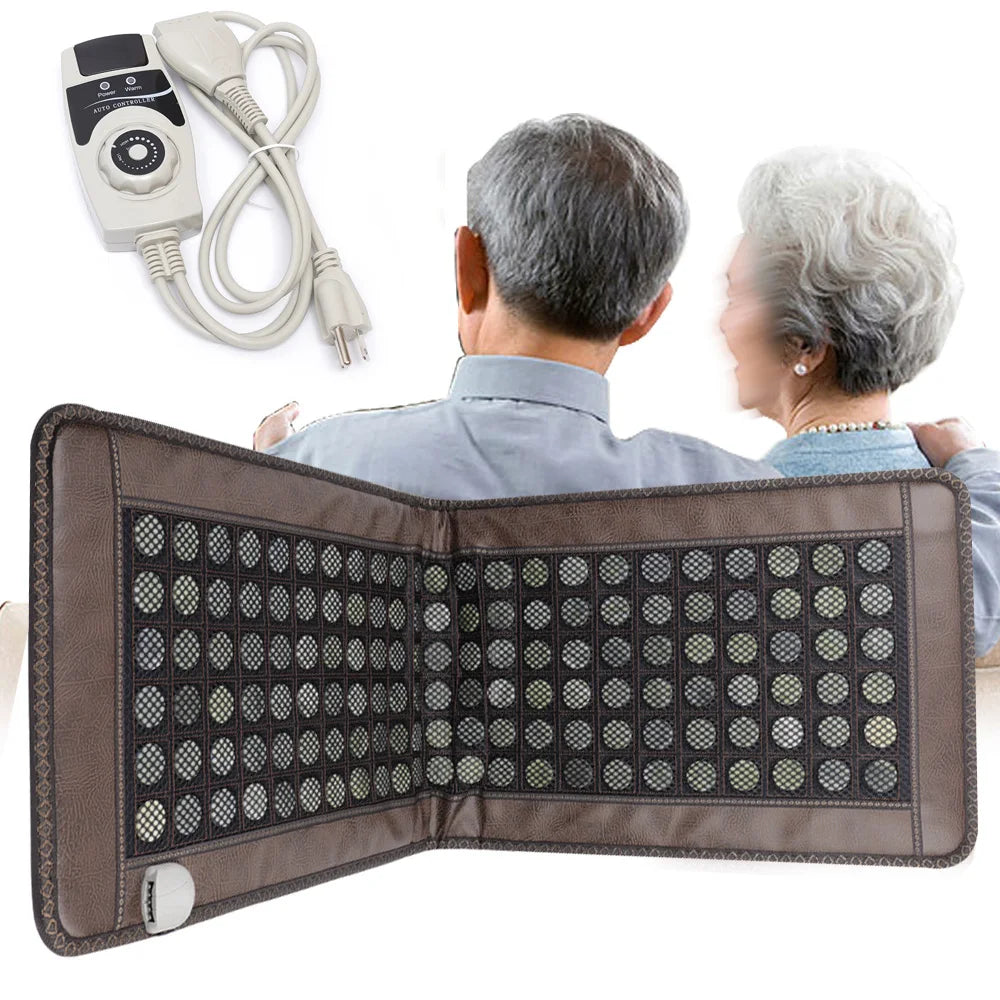 Bymaocar Far Infrared Jade Tourmaline Heating Pad Full Body