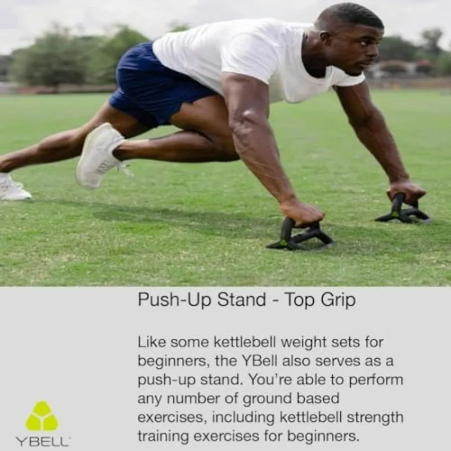 LISM Arc Series 3-in-1 Kettlebell Dumbbell Push Up Bar