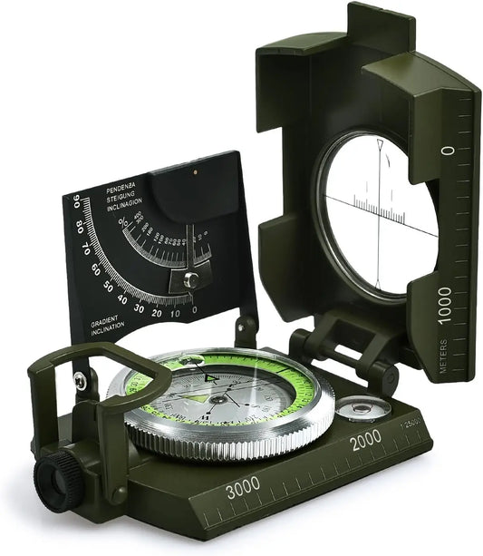 Proster Waterproof Hiking Compass With Fluorescent Scale