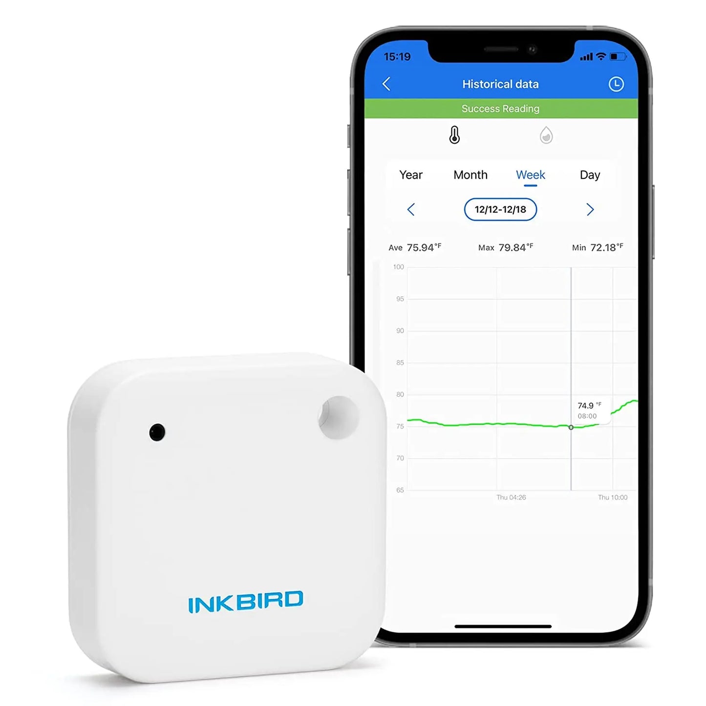 Inkbird IBS-TH2 Bluetooth Temperature and Humidity Sensor
