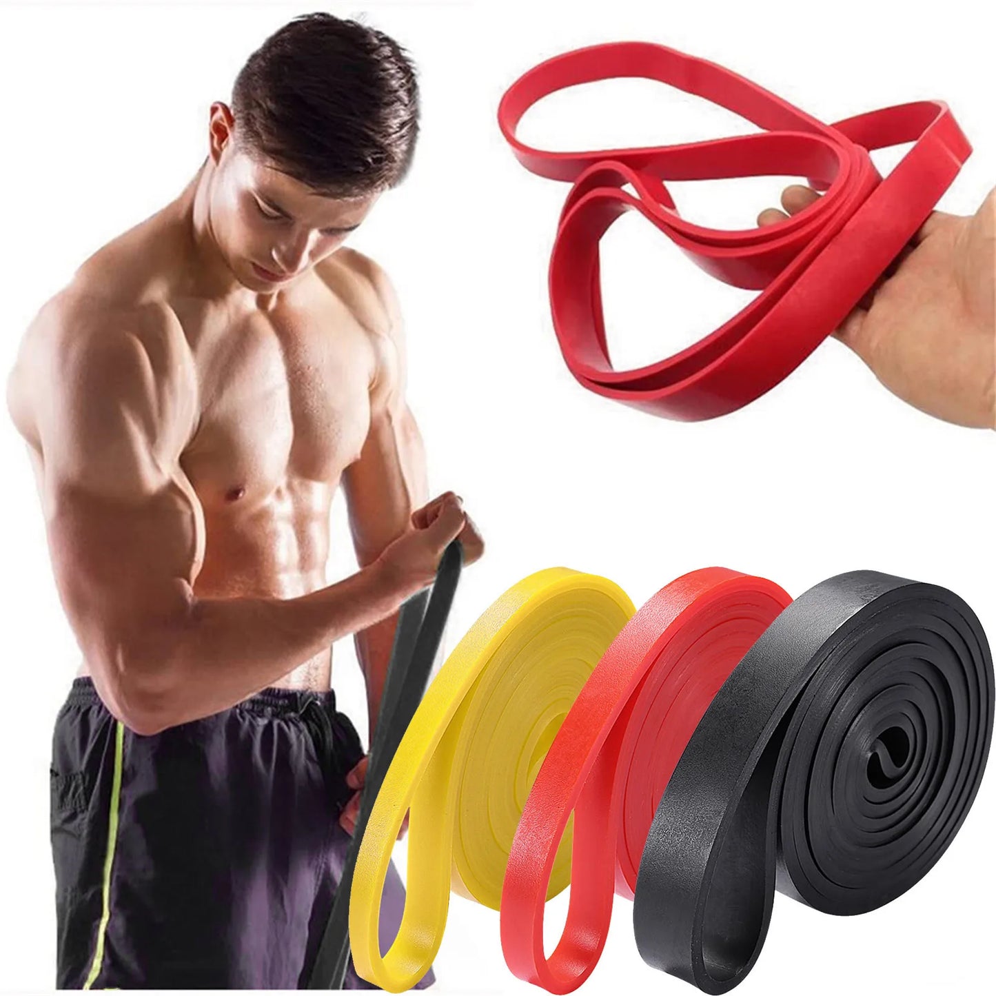 Resistance Bands Elastic Loop Exercise Training Set