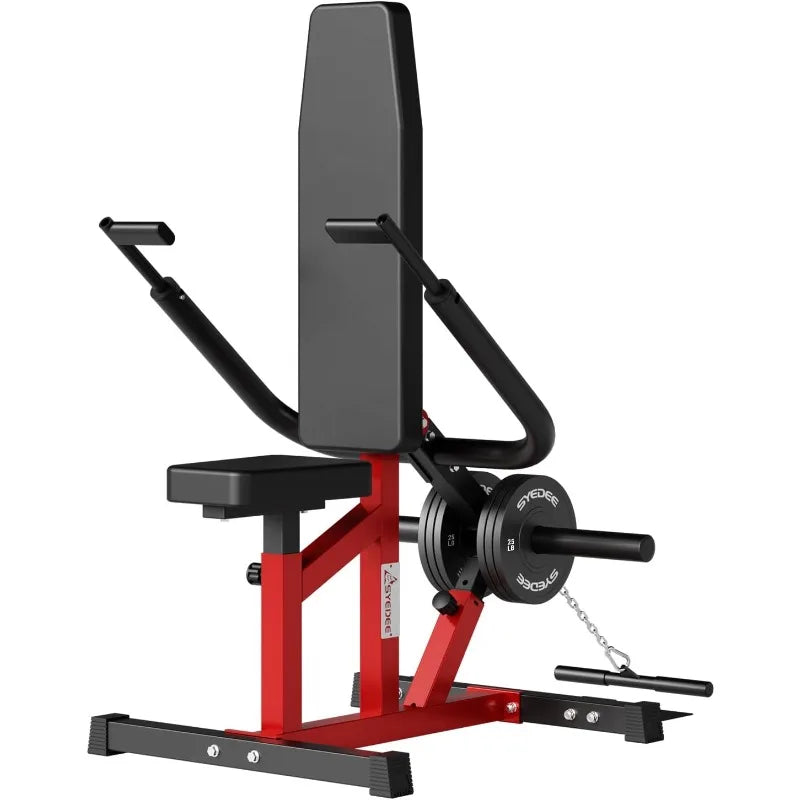 YTYIN Seated Dip Machine Plate Loaded Tricep Press for Chest