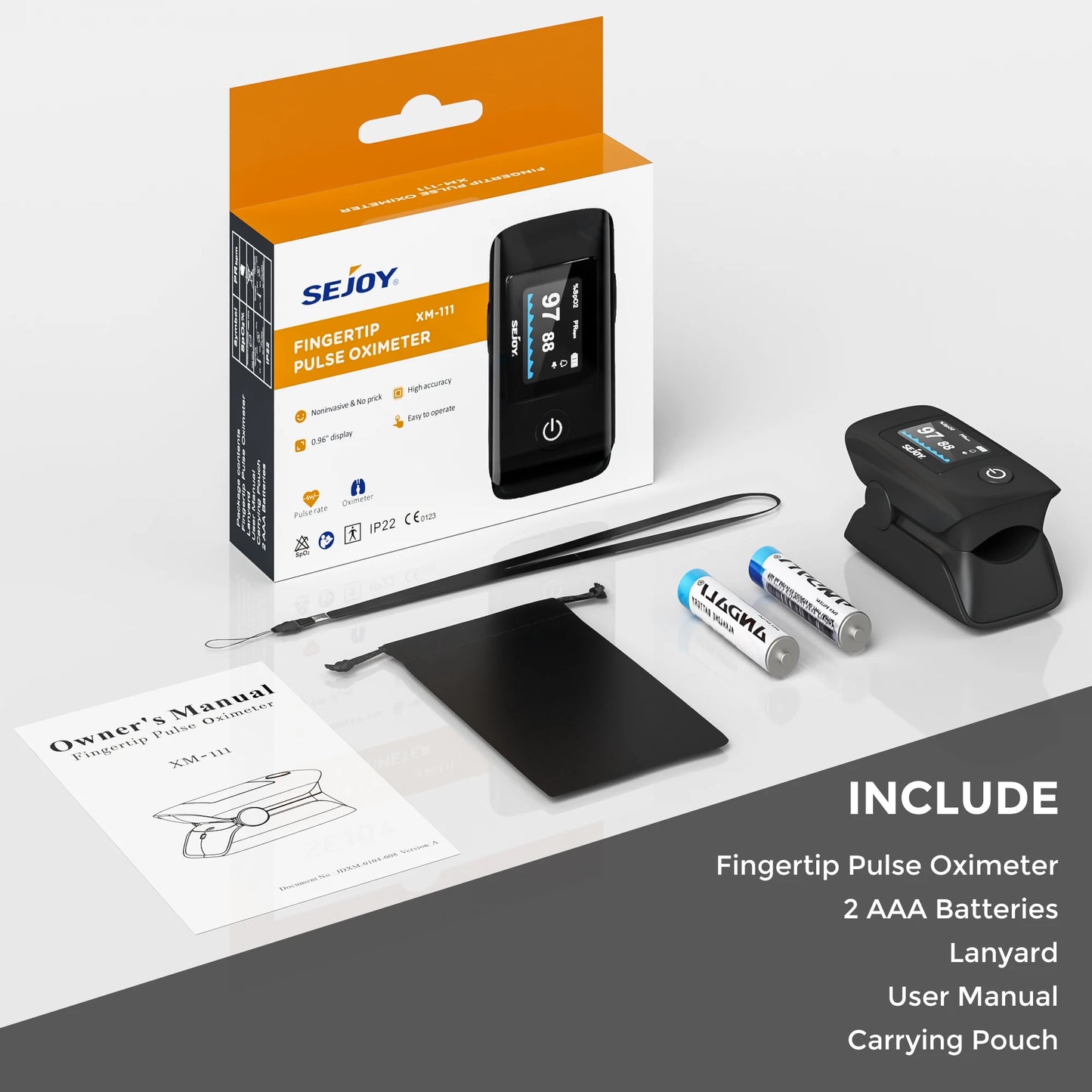Sejoy Wrist Blood Pressure Monitor And Pulse Oximeter