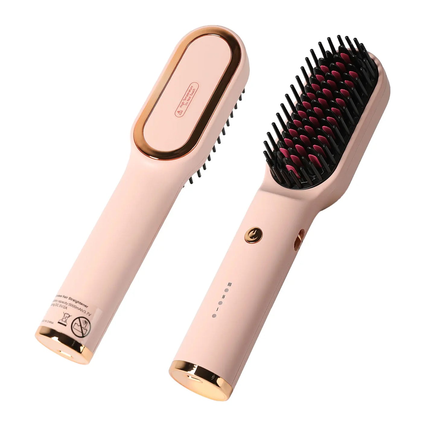 KIPOZI 1.25 Inch Thermal Brush Curling Iron Brush with LCD Display 16 Adjustable Temperatures Auto Shut Off