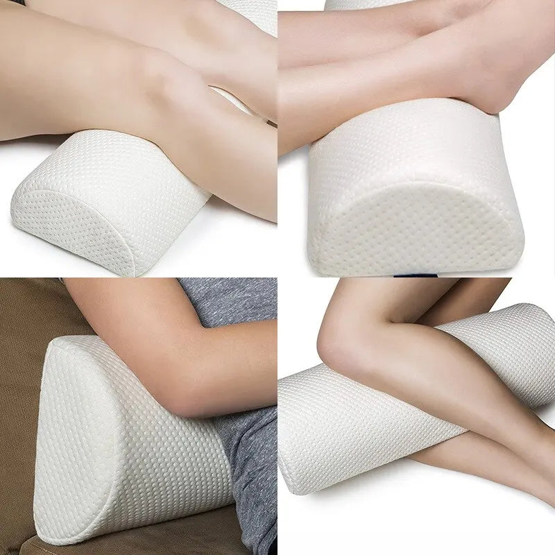 Memory Foam Bolster Pillow For Legs Back And Head Support
