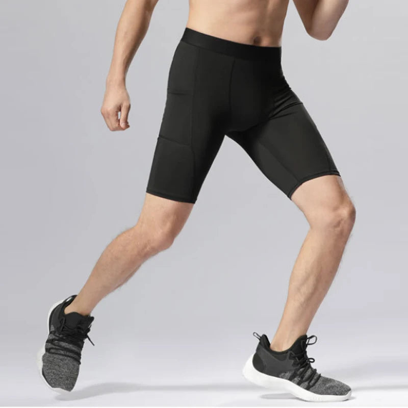 Pure Vibe Care Compression Shorts Mens Quick Dry Running