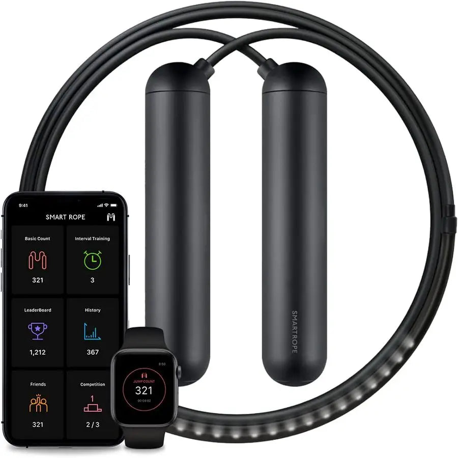 XMSJ Smart Rope LED Jump Rope With Fitness Data Tracking