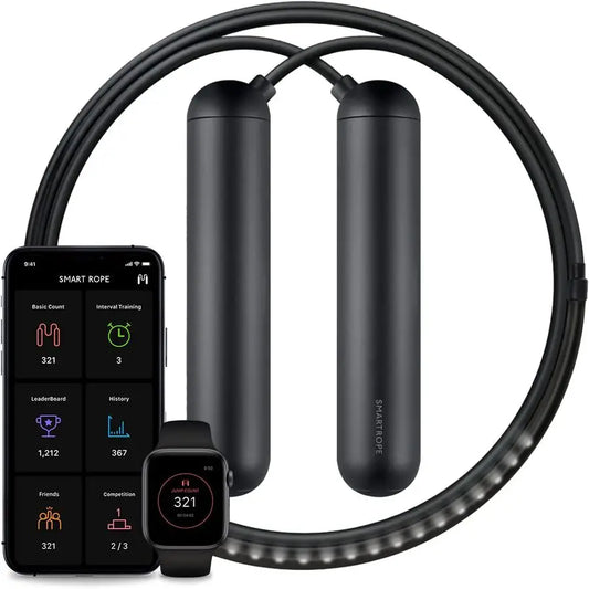 XMSJ Smart Rope LED Jump Rope With Fitness Data Tracking